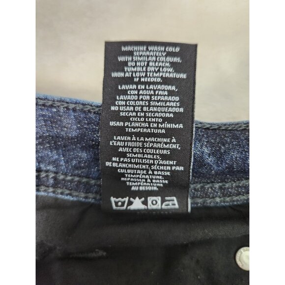 Buffalo David Bitton Jeans Mens 34x30 Jackson-X Straight Stretch Dark Wash - Picture 14 of 16